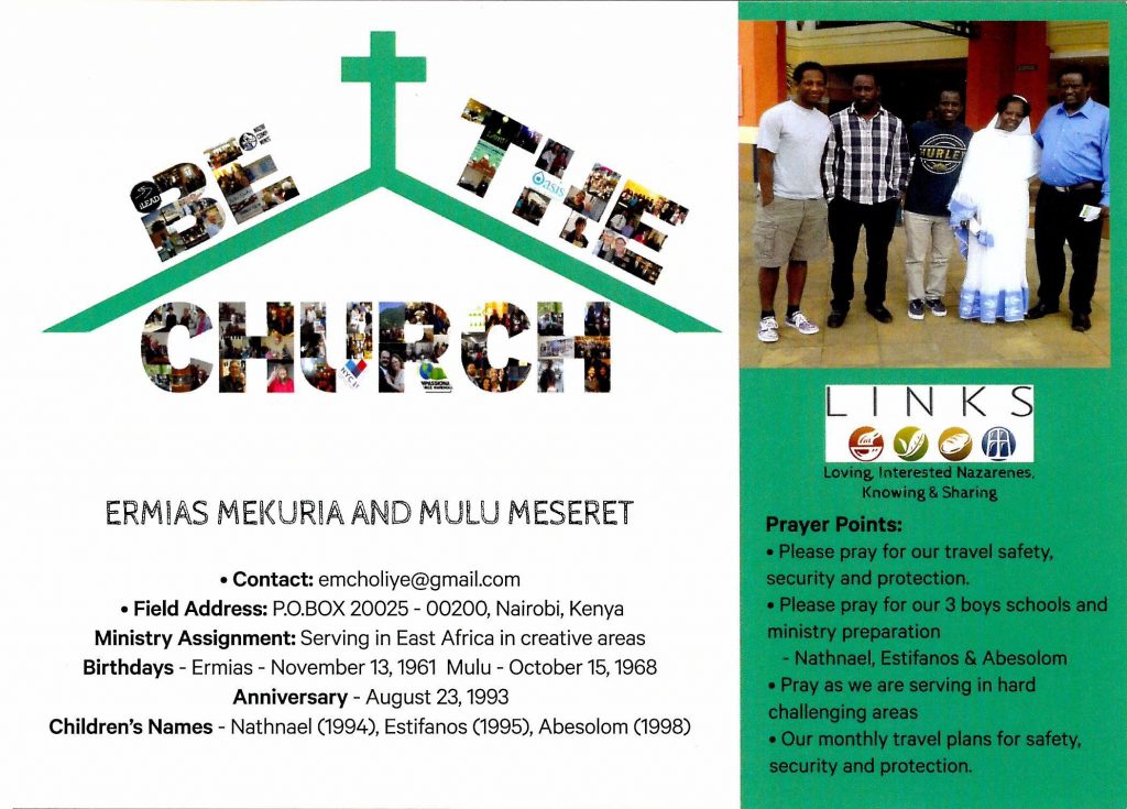 Our L I N K S Missionaries Abbotsford Church Of The Nazarene